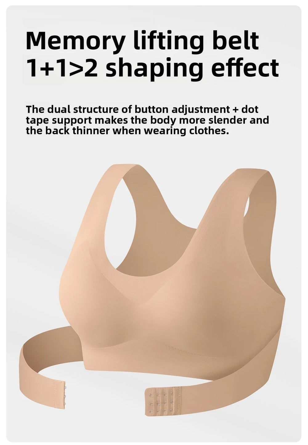 Fixed-Cup Anti-Slip Sports Bra
