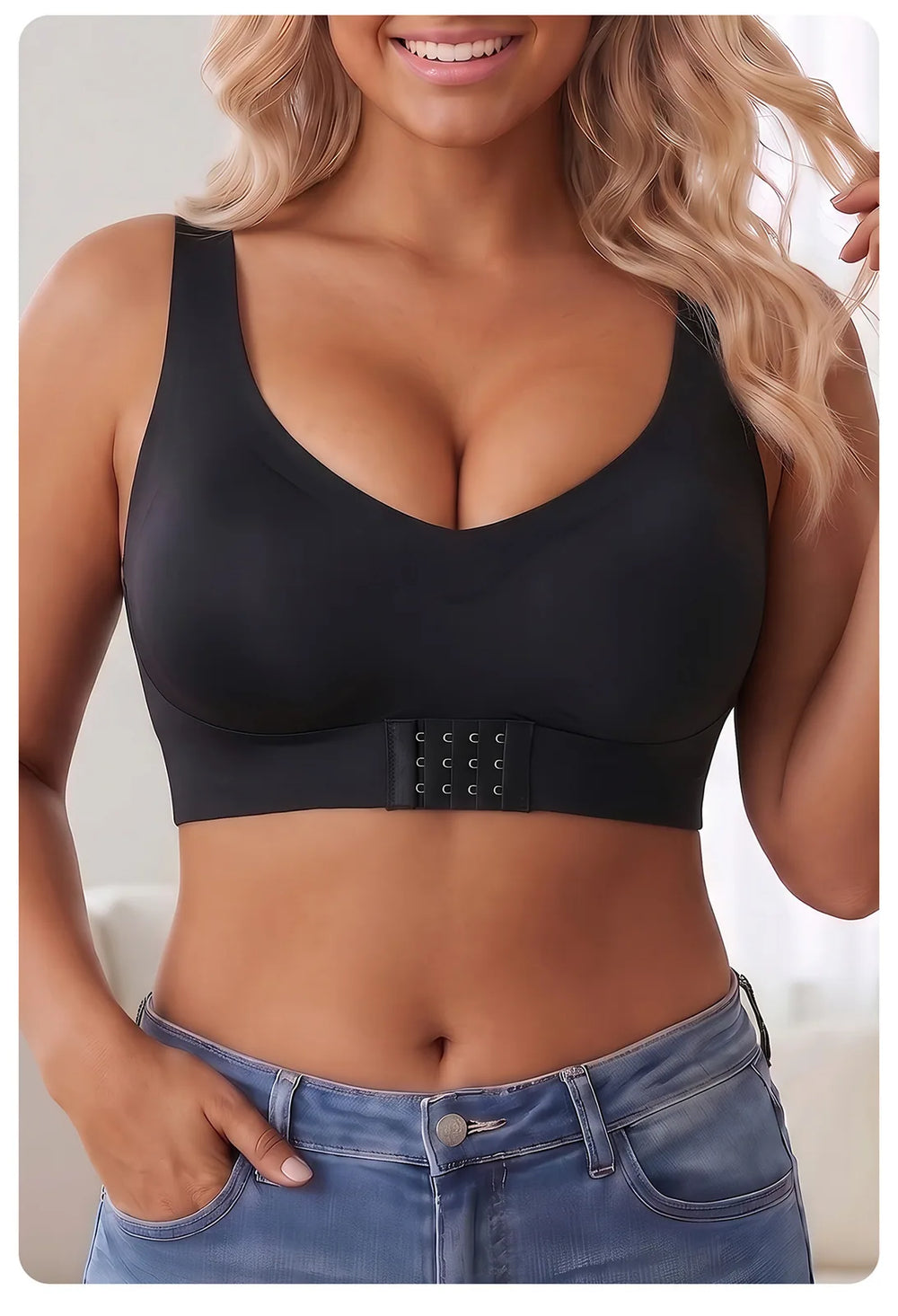 Antibacterial Fixed-Cup Sports Bra