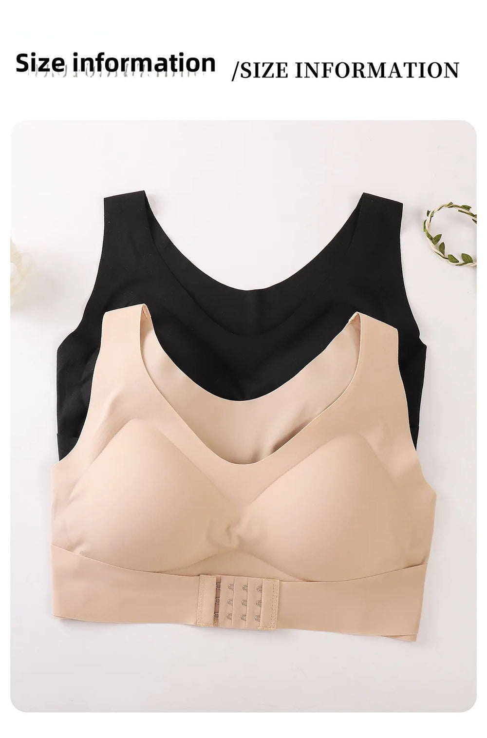 Antibacterial Fixed-Cup Sports Bra