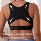 Fixed-Cup Anti-Slip Sports Bra