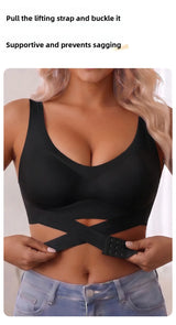 Fixed-Cup Anti-Slip Sports Bra